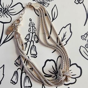 Sterling silver knot bracelet